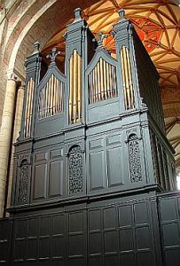 The Milton Organ At Tewkesbury Abbey